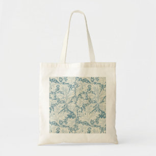 Bolsa Tote William Morris Wallflower Blue damask