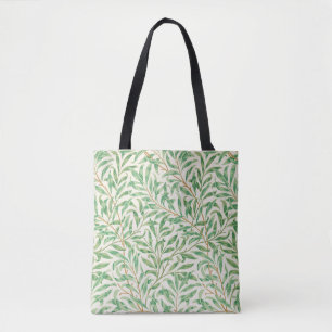 Bolsa Tote William Morris. Willow Bough. Vintage verde