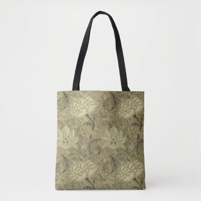 Bolsa Tote William Morris Windrush Wallpaper Pattern (Frente)