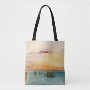 Bolsa Tote William Turner - A laguna perto de Veneza no Sunse