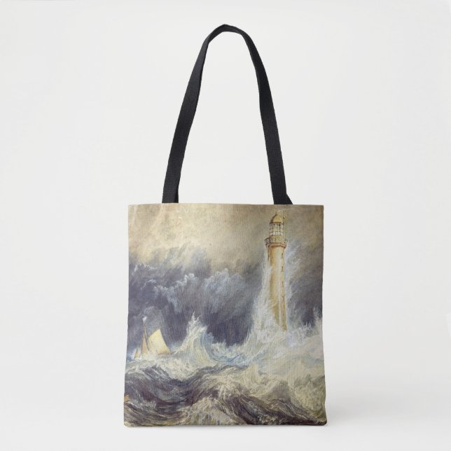 Bolsa Tote William Turner - Farol de Bell Rock (Frente)