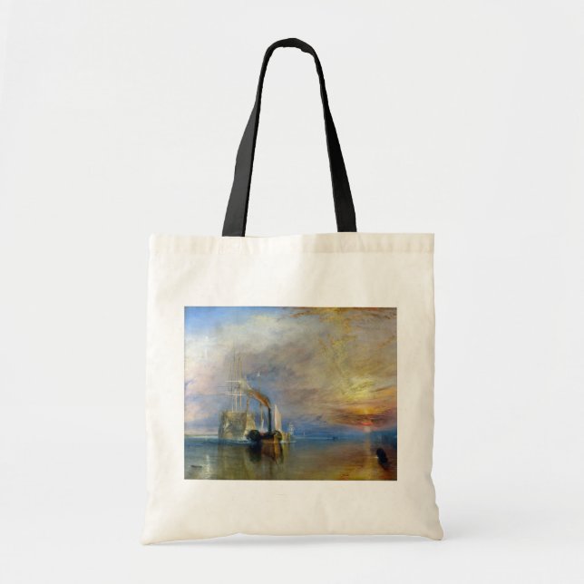 Bolsa Tote William Turner - O Fighting Temeraire (Frente)