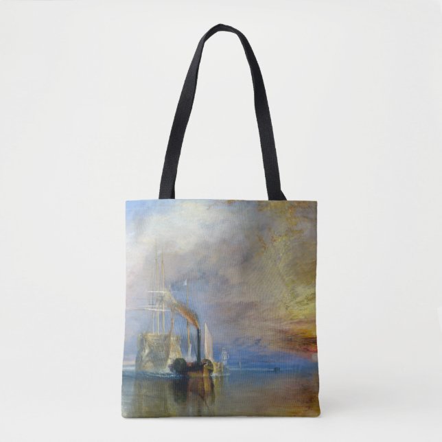 Bolsa Tote William Turner - O Fighting Temeraire (Frente)