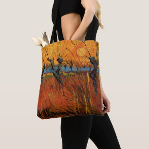 Bolsa Tote Willows no Sunset por Vincent van Gogh