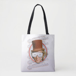 Bolsa Tote Willy Wonka nos óculos Wonkavision