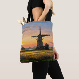 Bolsa Tote Windmill In The Countryside