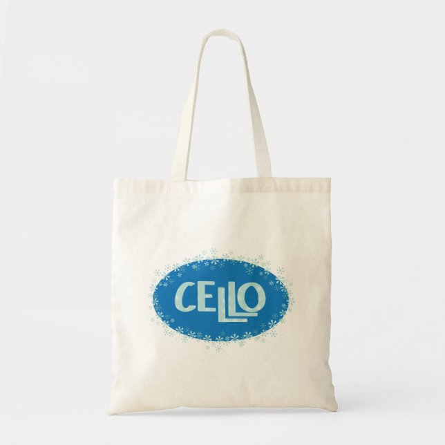 Bolsa Tote Winter Cello (Frente)