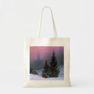 Bolsa Tote Winter Landscape Caspar David Friedrich