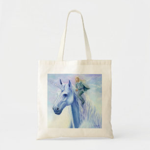 Bolsa Tote Winter Unicorn Elf Rider