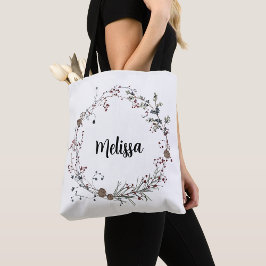 Bolsa Tote Winterberry rustic boho willowe