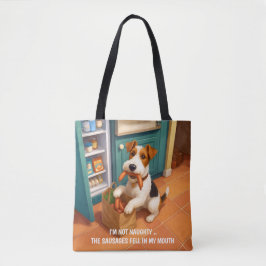 Bolsa Tote Wire Fox Terrier - I'm Not Naughty