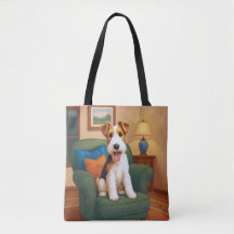 Wire Fox Terrier - This Seat's Taken