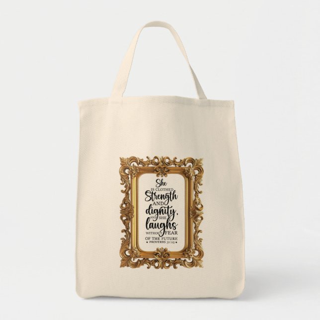 Bolsa Tote wisdom frame (Frente)