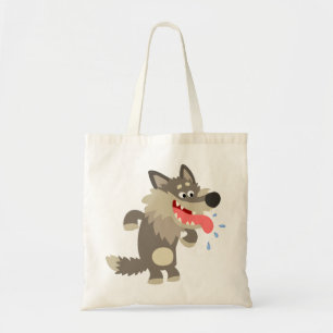Bolsa Tote Wolf Bag, um cartoon bonito e famoso