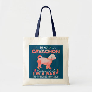 Bolsa Tote Womens Cavachon Mom Said Baby Funny Cavachon Dog