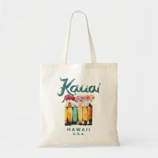 Bolsa Tote Womens Kauai Hawaii Vintage Hawaii - Retrô de Surf