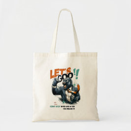 BOLSA TOTE WOMEN'S LET'S GOO LESSONS LEARN TOTE BAG