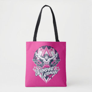 Bolsa Tote Wonder Woman Retro Glam Rock Graphic