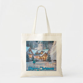 Bolsa Tote Wonderland de inverno: