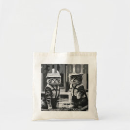 Bolsa Tote working cats-1-BW