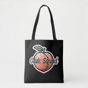 Bolsa Tote Workout de Malhação de Pêssego no Esquadrão de Glu