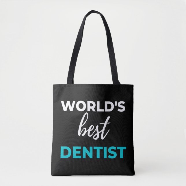 Bolsa Tote World's Best Dentist (Frente)