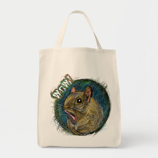 BOLSA TOTE "WOW" SQUIRREL (Frente)