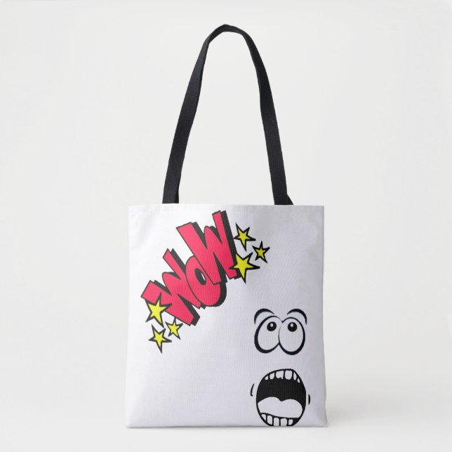 Bolsa Tote wow waleed (Frente)