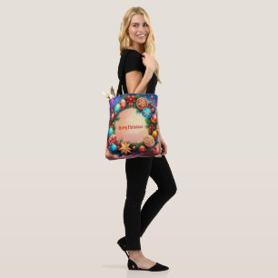Bolsa Tote Wreath Natal
