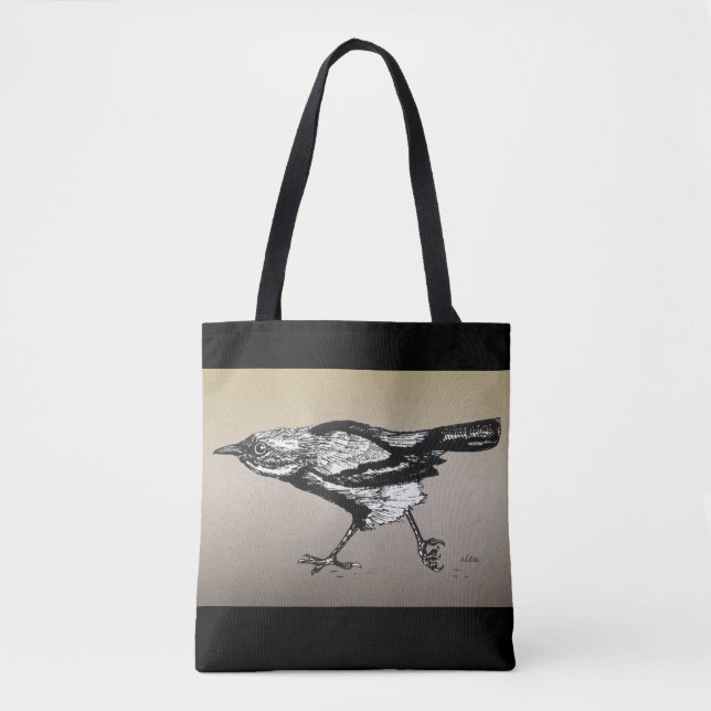 Bolsa Tote Wren na Execução (Frente)