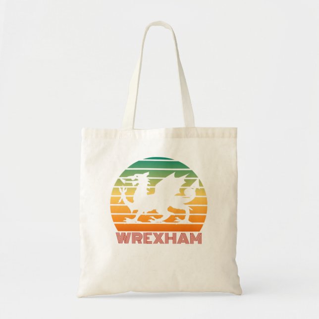 Bolsa Tote Wrexham Vinage Wrexham AFC Wrexham apoiante Esseni (Frente)