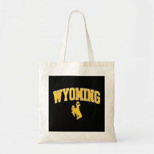 Bolsa Tote Wyoming Cowboys Roupa Fan - Arco castanho favorito