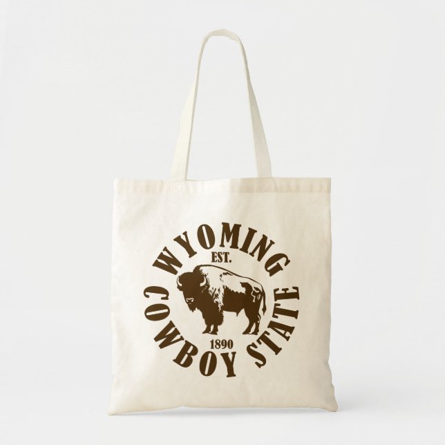 Bolsa Tote Wyoming, Estado do Cowboy (Frente)