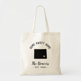 Bolsa Tote Wyoming Home Sweet Home Family Monograma