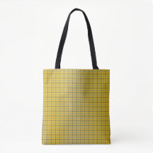Xadrez Amarelo Azul Padrão Clássico Retro
