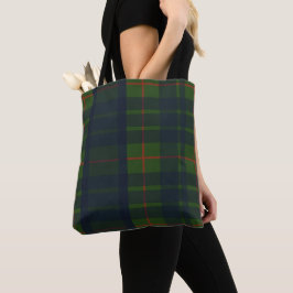 Bolsa Tote Xadrez Azul Verde e Vermelho Bolsa Tran