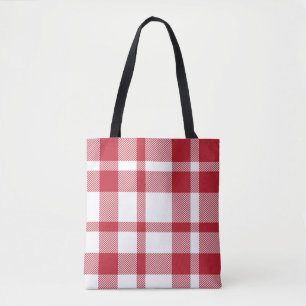 Bolsa Tote Xadrez Clássica Tartan Padrão Invisível roupa, ar