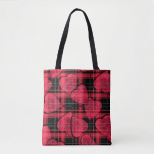 Bolsa Tote Xadrez de amor