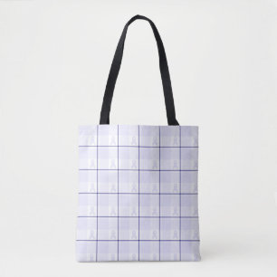 Bolsa Tote Xadrez de conscientização do linfoma de Hodgkin co