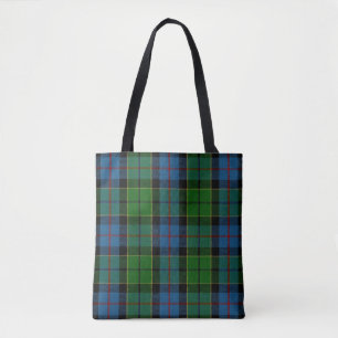 Bolsa Tote Xadrez de Tartan escocesa de Forsyth Forsythe do