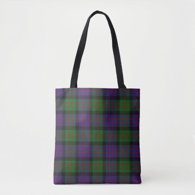 Bolsa Tote Xadrez de Tartan escocesa de MacDonald Donald do (Frente)