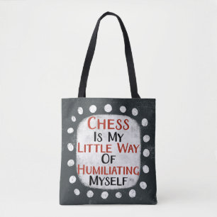 Bolsa Tote Xadrez É O Meu Pequeno Caminho Para A Sacola