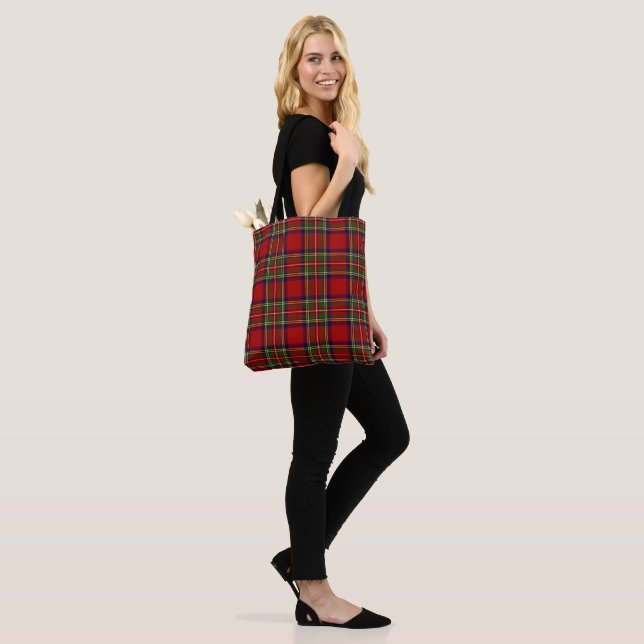 Bolsa Tote Xadrez Real Stewart Tartan Padrão Escocês (No(a) Modelo)