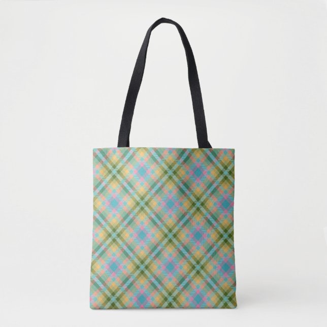 Bolsa Tote Xadrez - Saco do Laptop modesto (Frente)