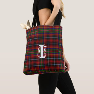 Bolsa Tote Xadrez Tradicional do Clã Innes