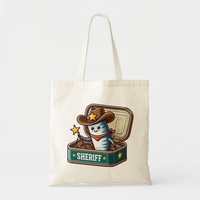 Bolsa Tote Xerife de Vaqueiro de Sardinha (Frente)