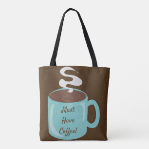 Bolsa Tote Xícara de café gigante incrível