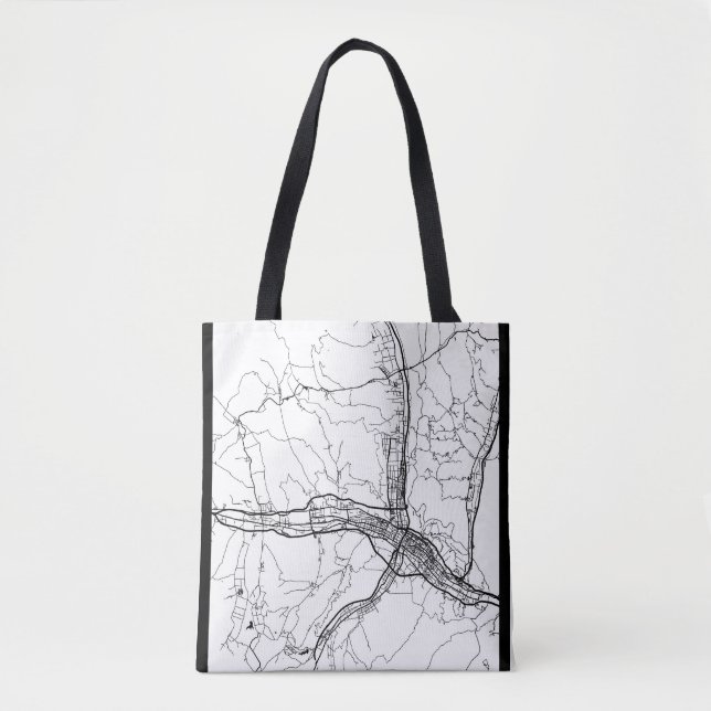 Bolsa Tote Xining China City Map (Frente)