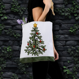 Bolsa Tote XMAS assustador Um Grunge De Árvore De Natal Mui