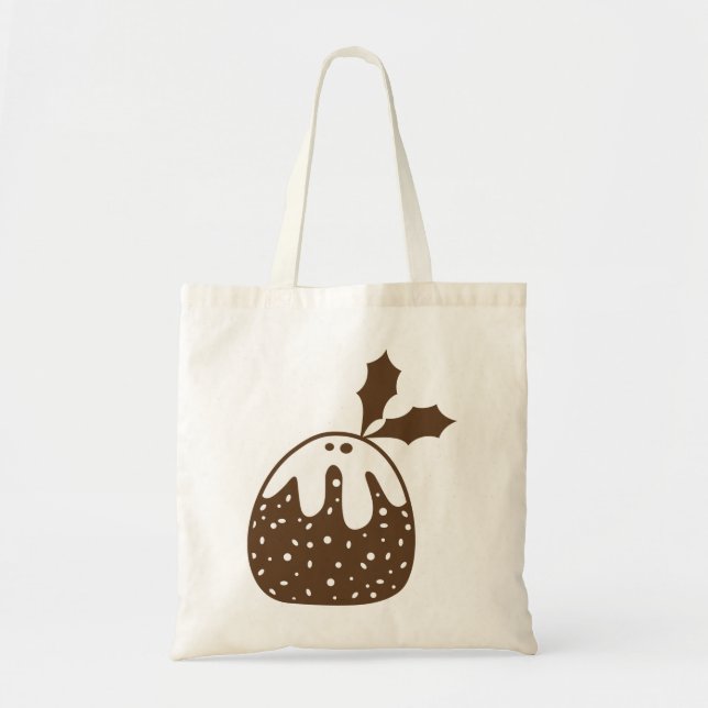 Bolsa Tote Xmas Pudim (Frente)